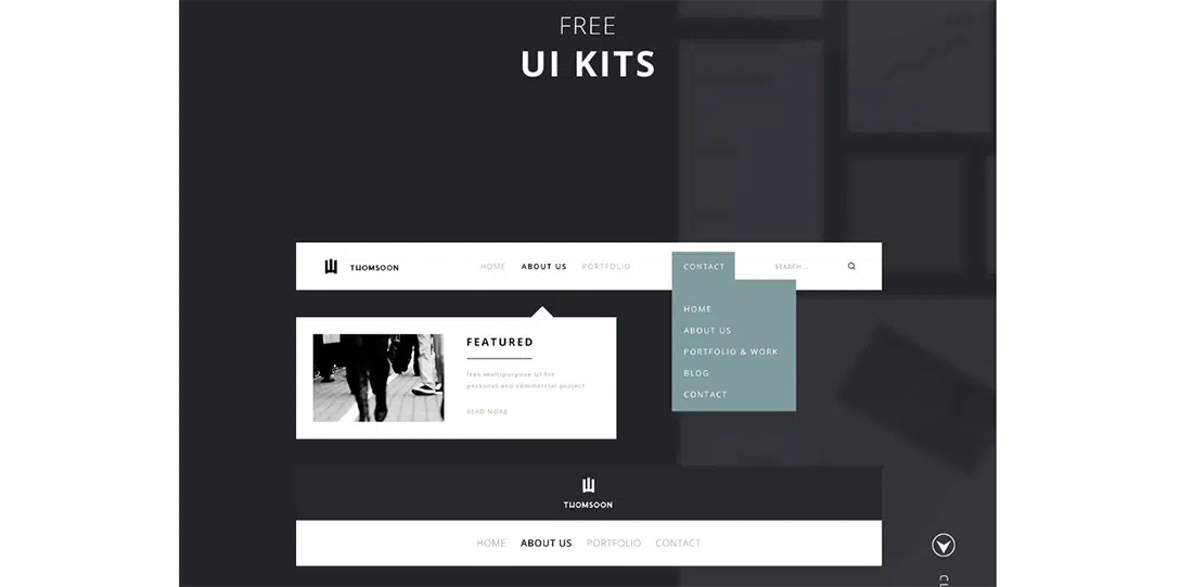 15 55+ Elements UI kit for building websites