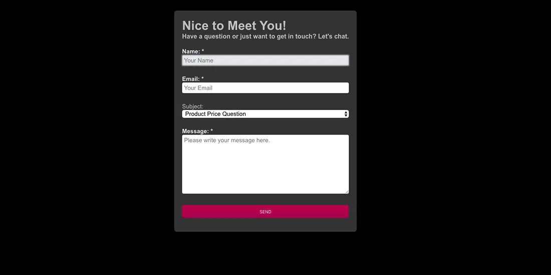 15 Responsive Contact Form