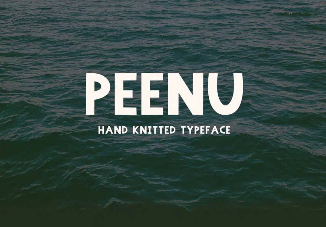 18 Peenu Contemporary Font