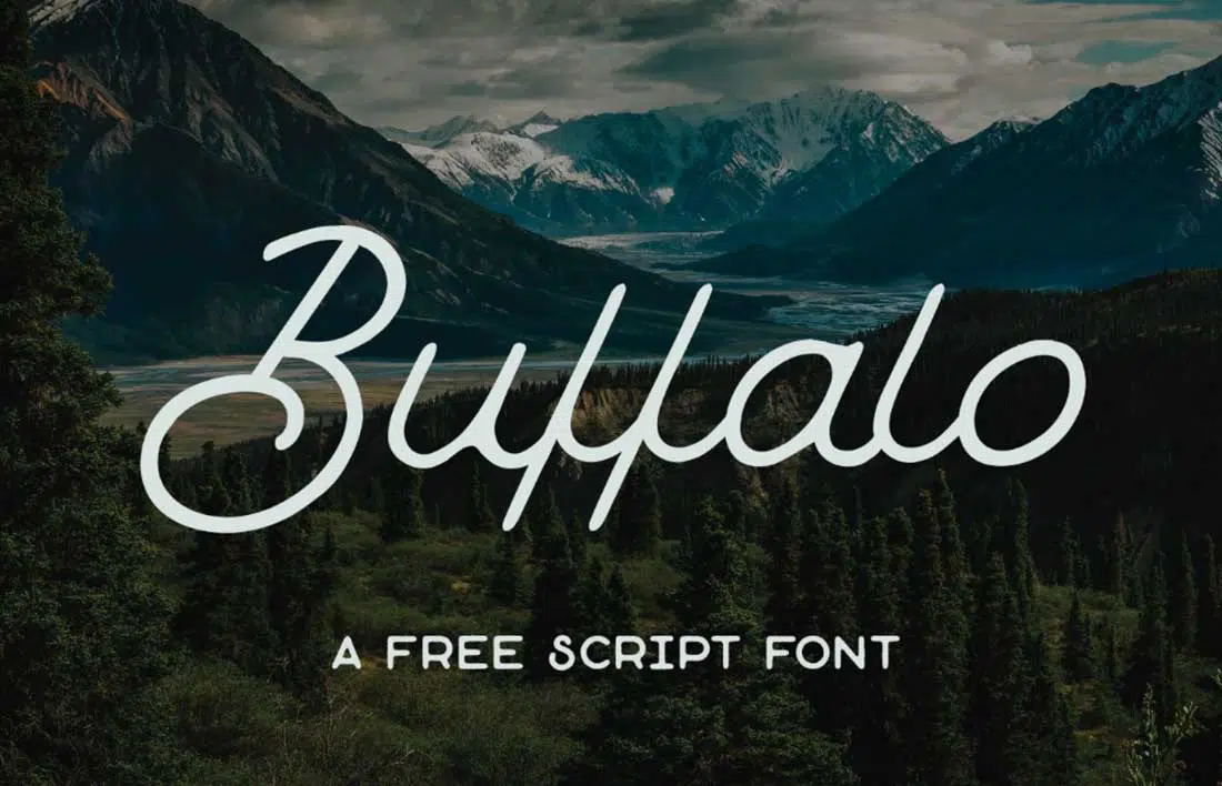 20 Buffalo Contemporary Font
