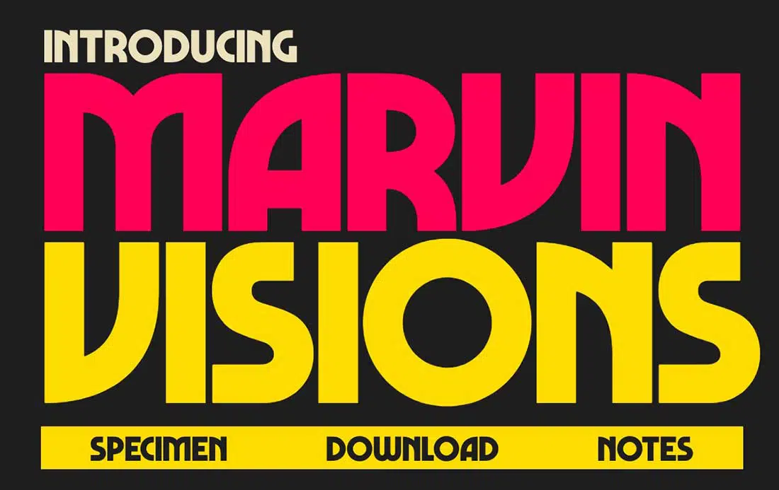7 Marvin Visions Contemporary Font
