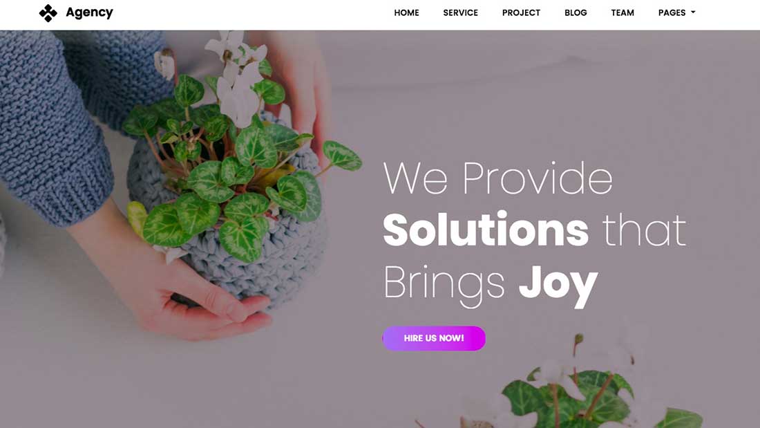 9 Creative Agency Free Bootstrap Template