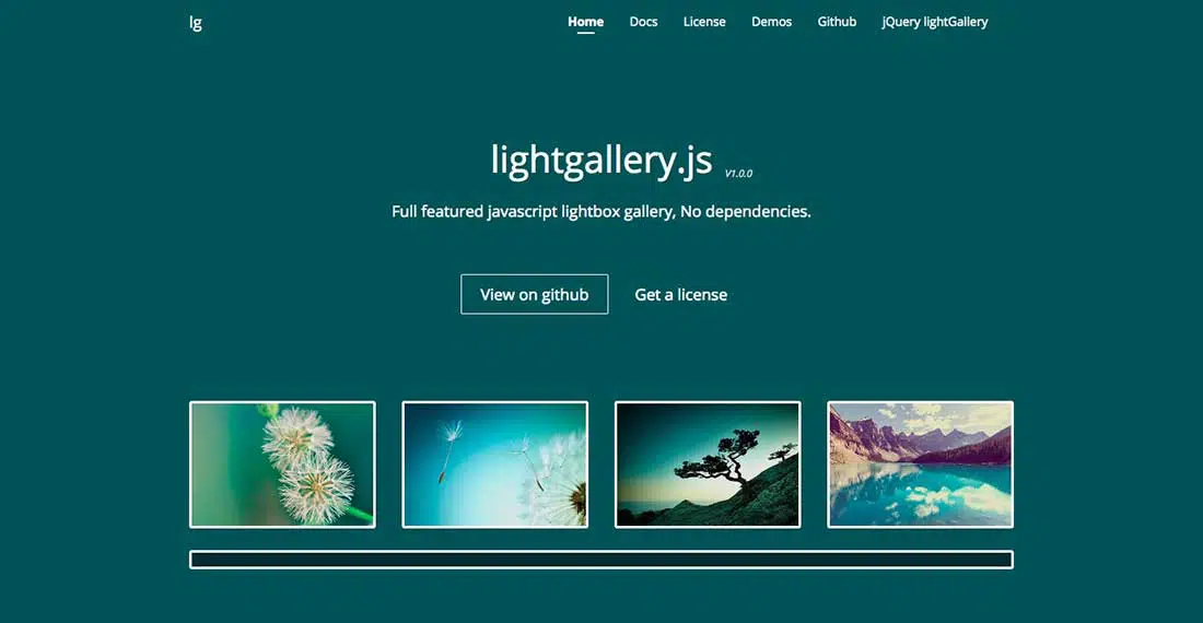 9 Lightgallery JS Animation
