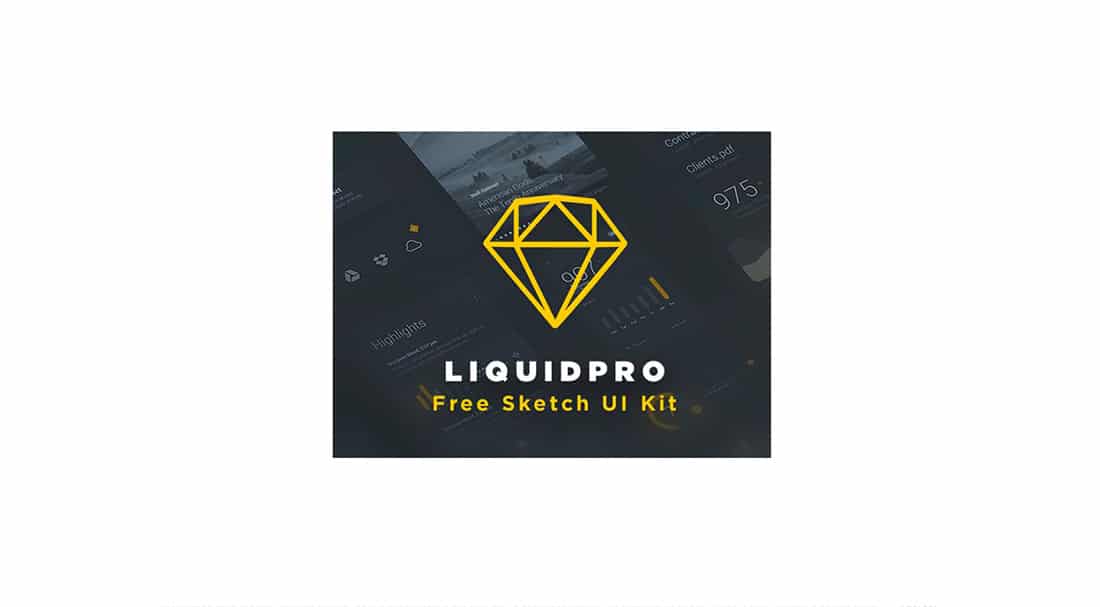 15 LiquidPro UI kit for Sketch