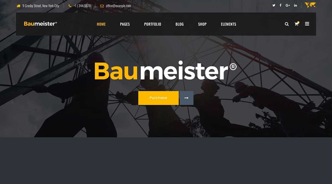 16 Baumeister - A Powerful Theme for Industry and Manufacturing