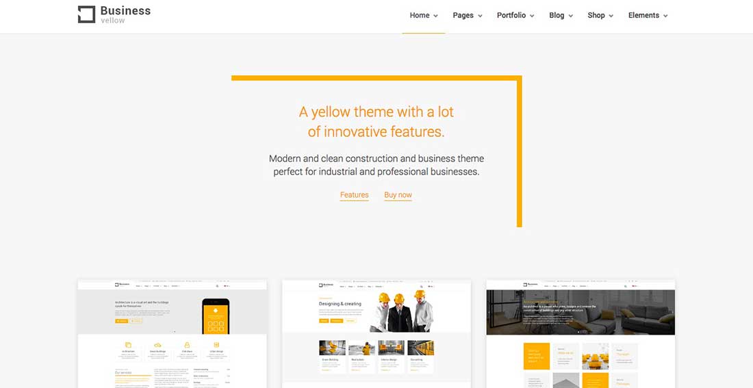 17 Yellow Business - Construction Theme for Industrial Businesses