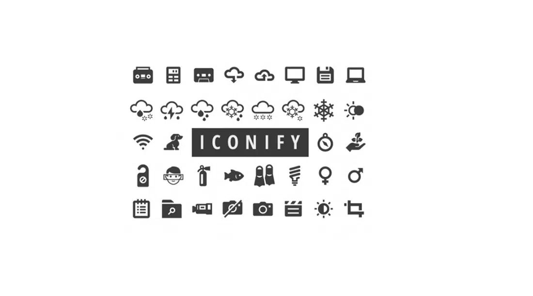 23 Iconify- 650+ free icons for Web and Apps