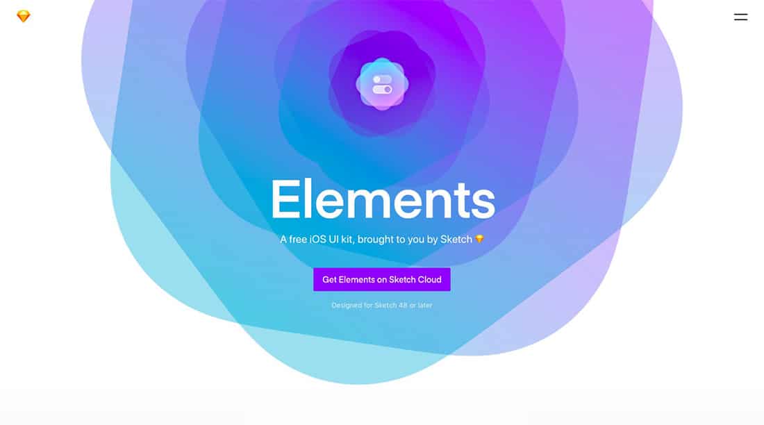 6 elements a free ios ui kit