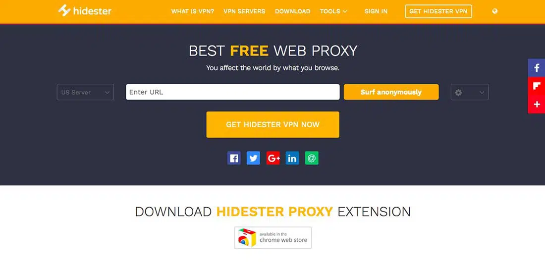 1 Hidester Free Web Proxy Servers 