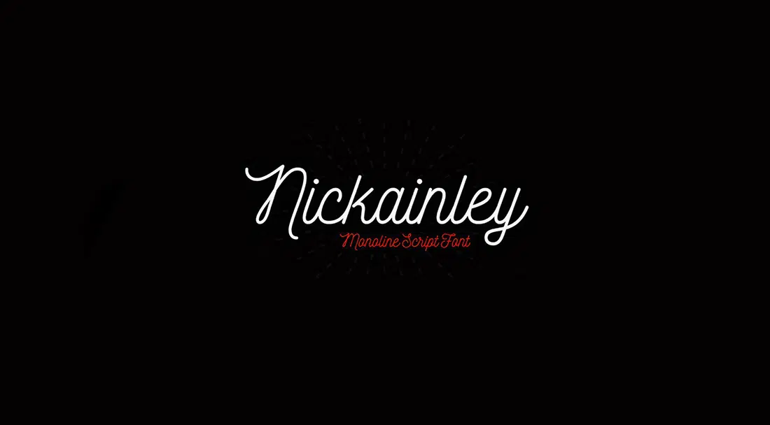 14 Nichainley Free Elegant Font