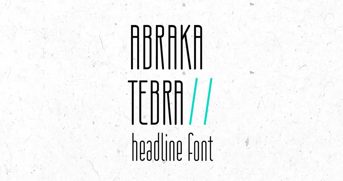 18 Abrakatebra Free Elegant Font