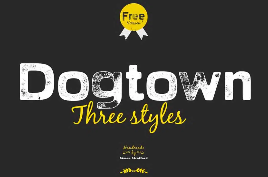 18 Dogtown Typeface