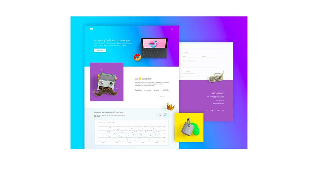 2 The Agency Material Design Examples