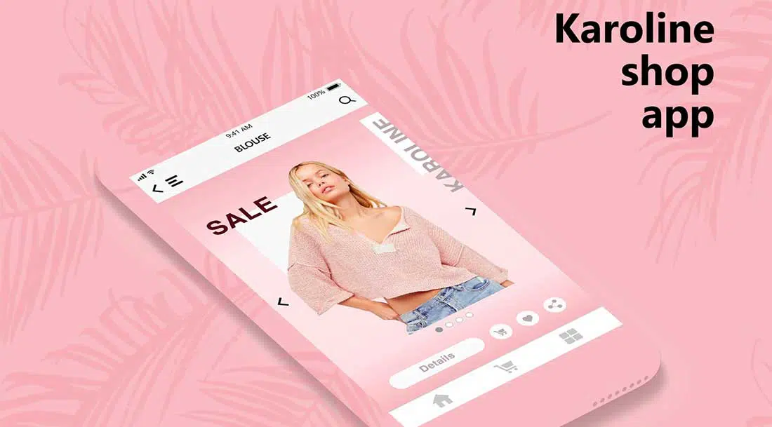 6 Karoline Shopping App User Interface Designs