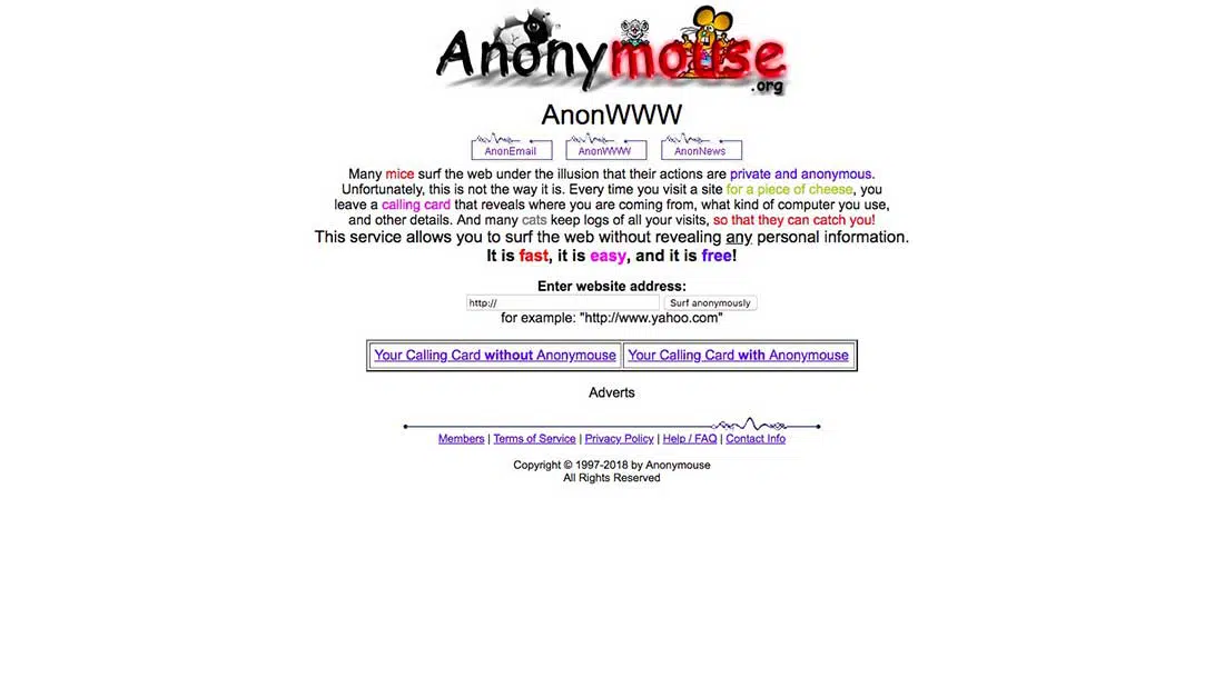 8 Anonymouse Free Web Proxy Server