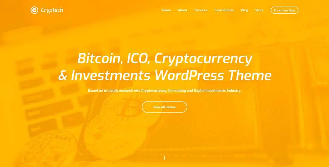 8 Cryptech - ICO and Cryptocurrency WordPress Theme