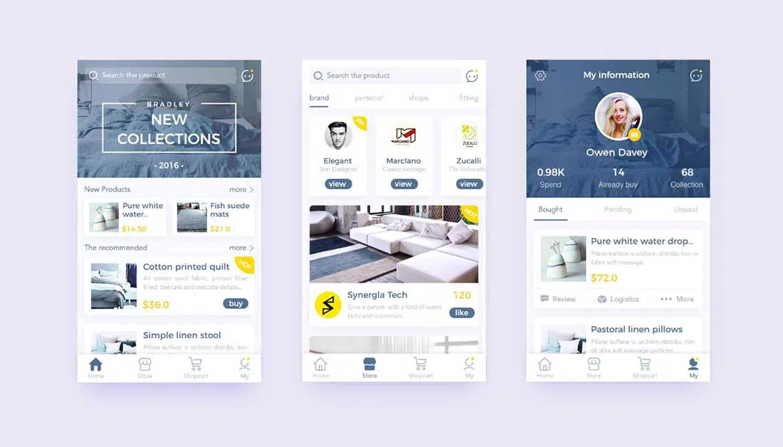 8 Natural Home App User Interface Designs