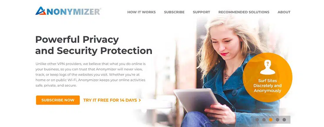 9 Anony Mizer Free Web Proxy Server