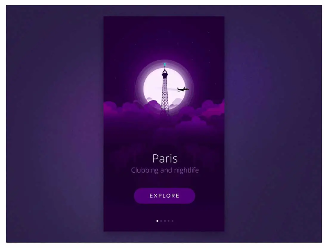 9 City Intro Animation App User Interface Design