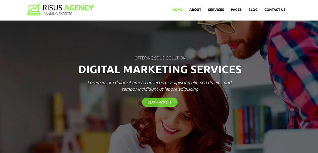 22 Risus Agency - SEO and Digital Marketing WordPress Theme
