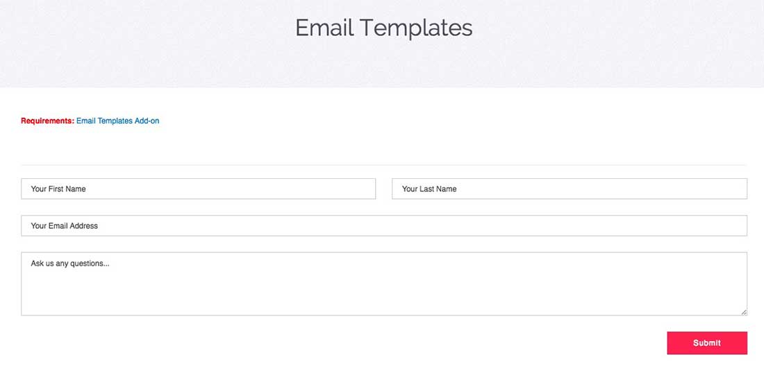 6 Super Forms - Email Templates Add-on