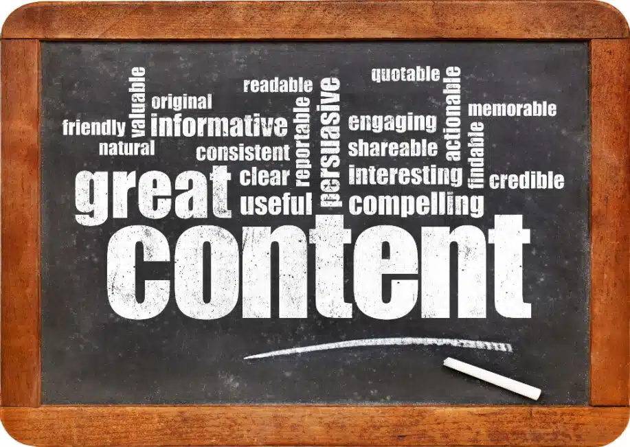 Create top quality content for users and search engines