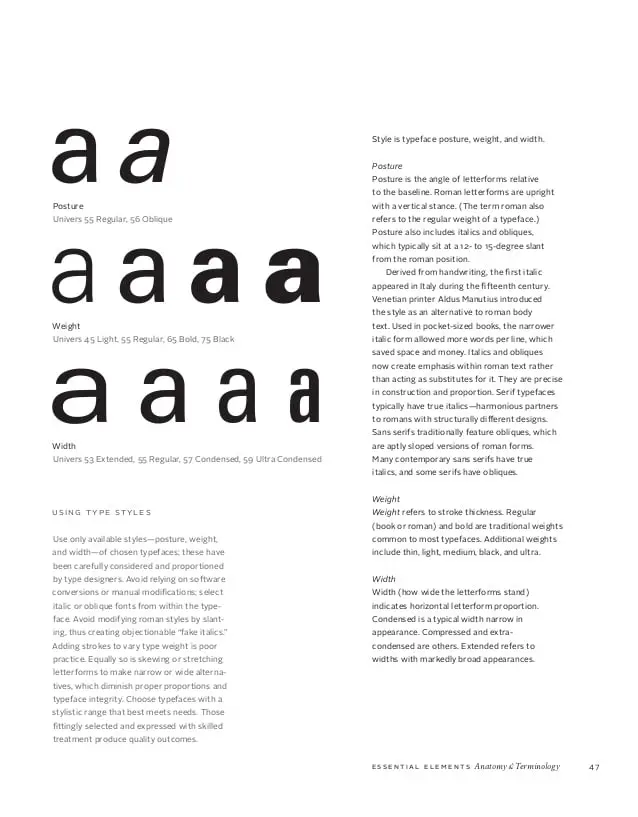 design elements typography fundamentals by kristin cullen 47 638