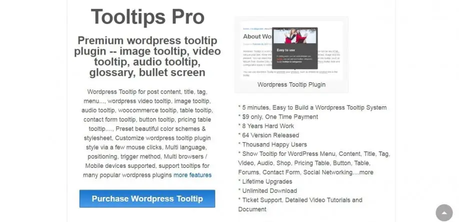Tooltips Pro WordPress Plugin