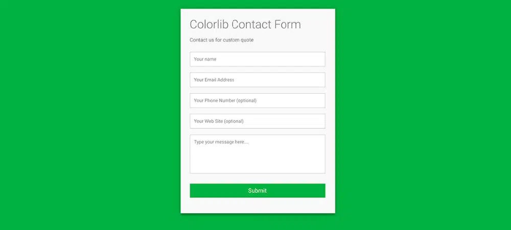 5 Tips for Designing Contact Forms for Mobile Friendly Websites - Submit Button