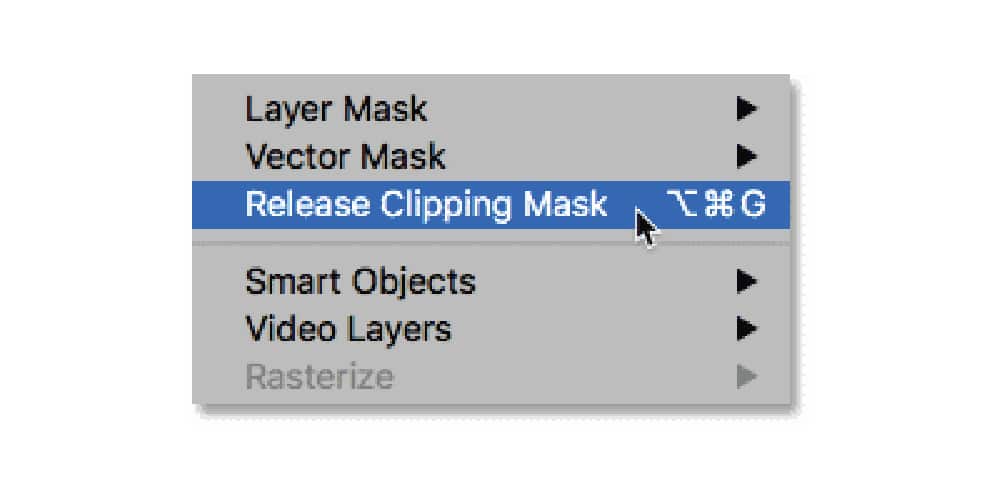 Using Clipping Masks in Adobe Photoshop - Detailed Tutorial- releasing the clipping mask