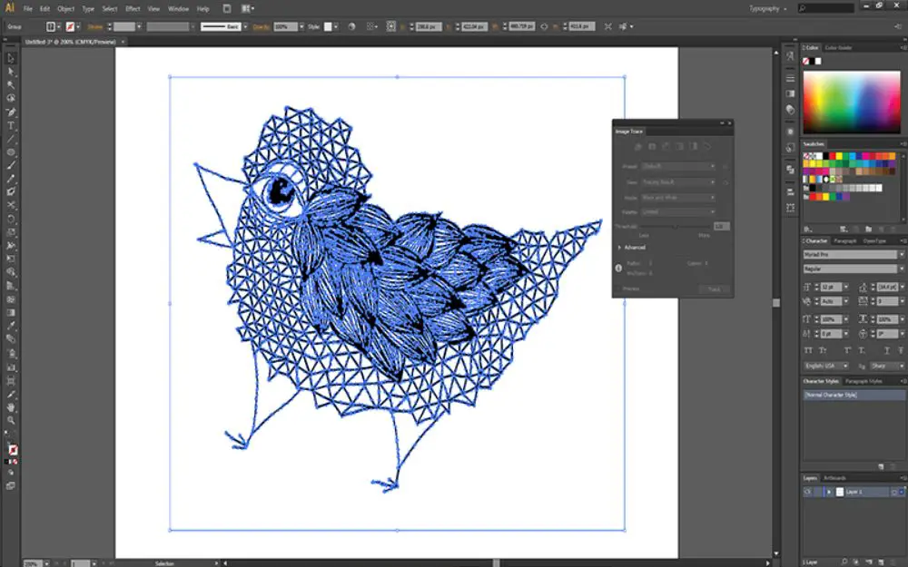 Transforming Illustrations into Digital Vectors in 9 Simple Steps- Convert your traces to path