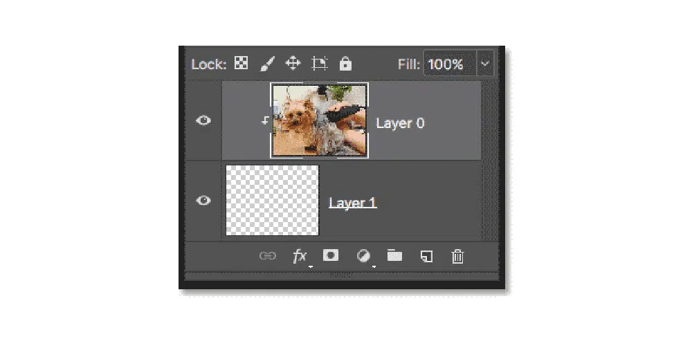Choose which layer to clip in Adobe Photoshop