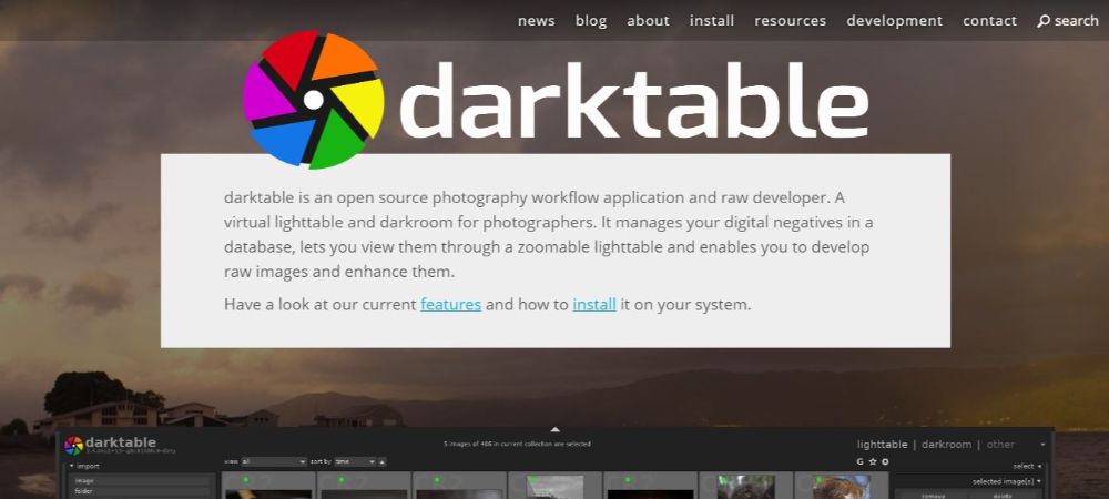 Dakrtable - one of alternatives to Adobe Photoshop