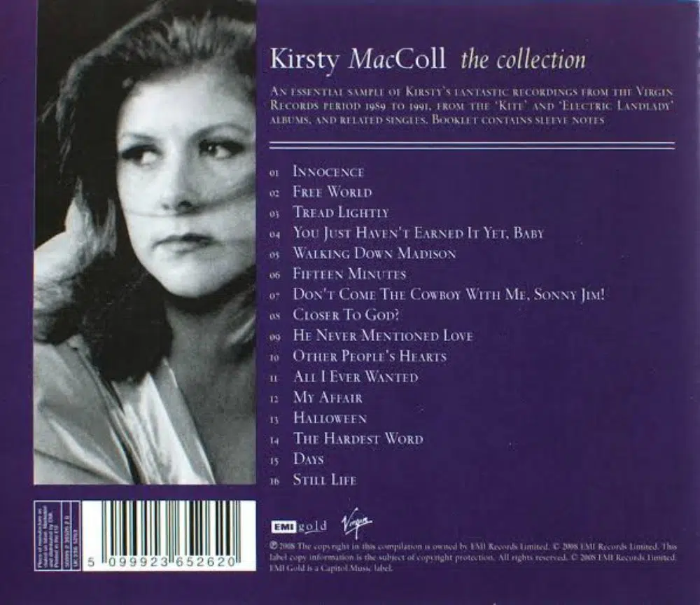 Cover the essentials-list of songs- Kristy MacColl-songs-collection