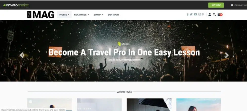 TheMAG - Highly Customizable Blog and Magazine Theme for Drupal: