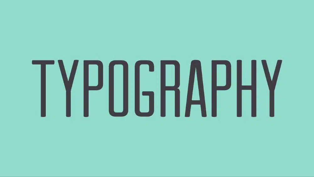 don't undeutilize typography