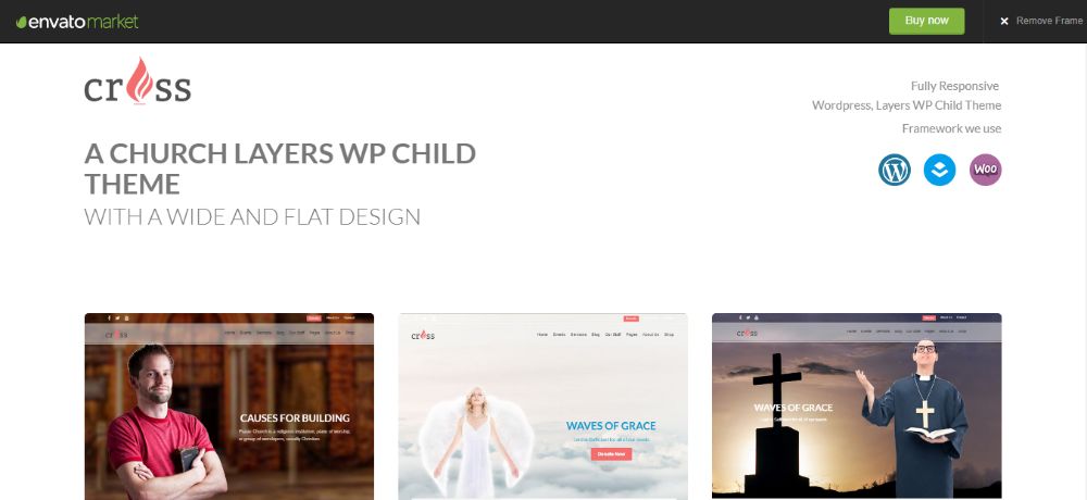 WordPress Child Theme - cross