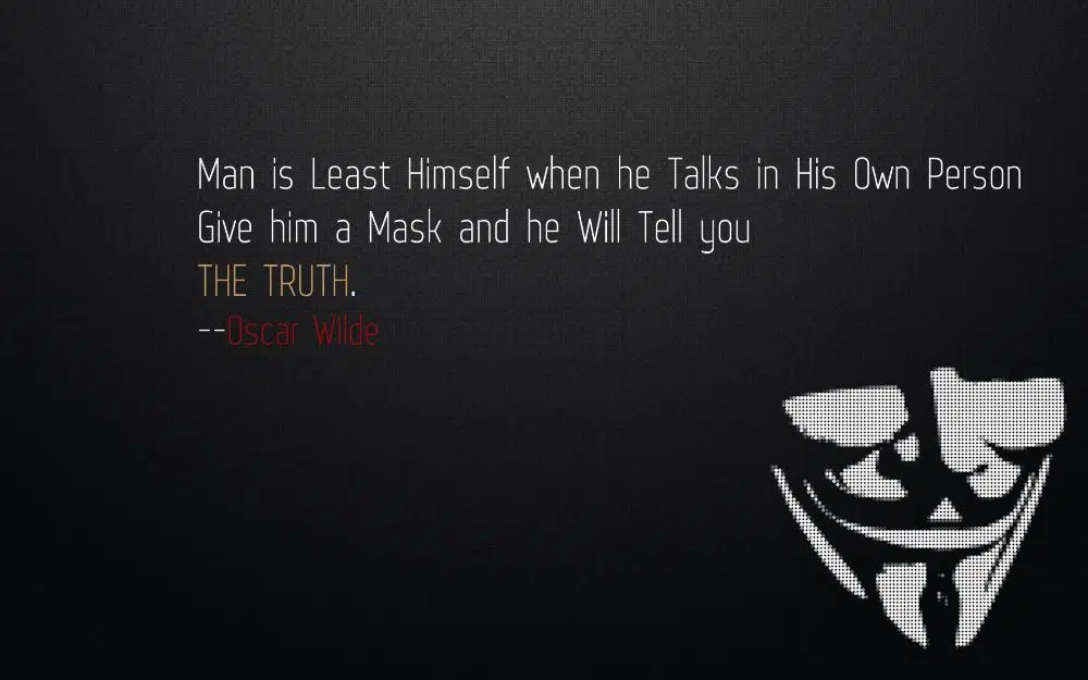 Oscar Wilde Quote_Mask