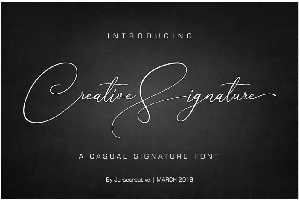 14 Newest Signature Fonts for Designers