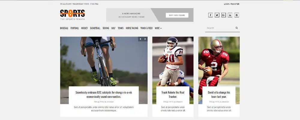 Sports News Portal
