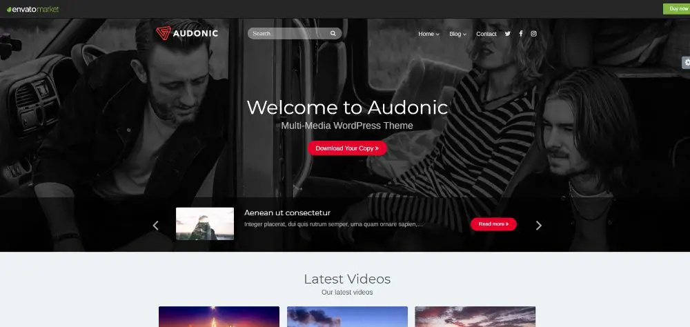 WordPress Themes For Podcasts: Audonic