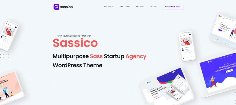 WordPress Themes for SAAS companies: Saasico