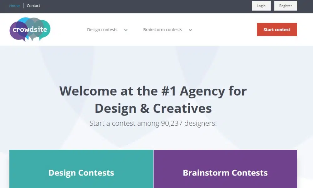 Best Design Contest Websites: CrowdSite