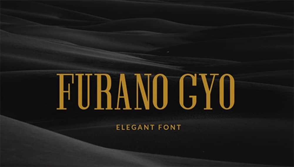 Newest Monospace Fonts that all designers must have: Furano Gyo