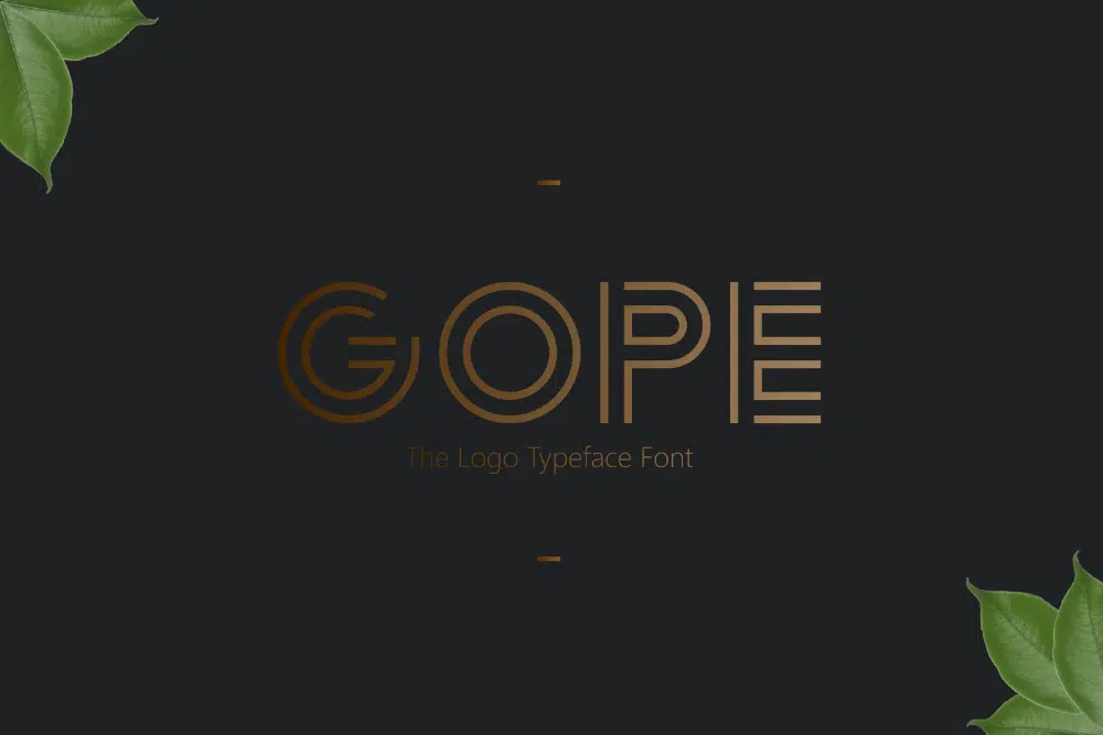Newest Monospace Fonts that all designers must have: Gope