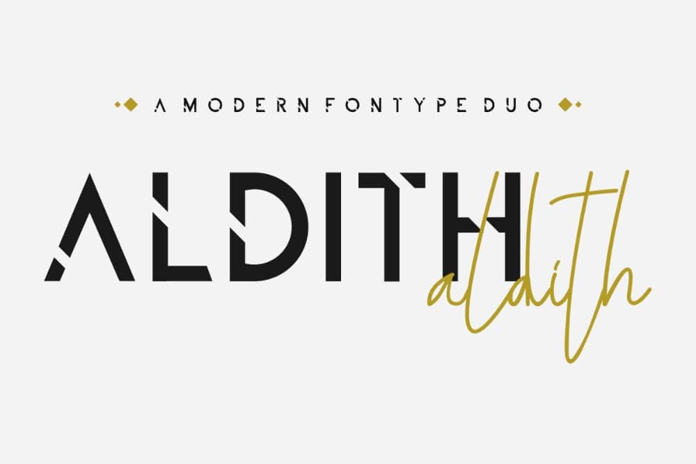 Newest Monospace Fonts that all designers must have: Aldith