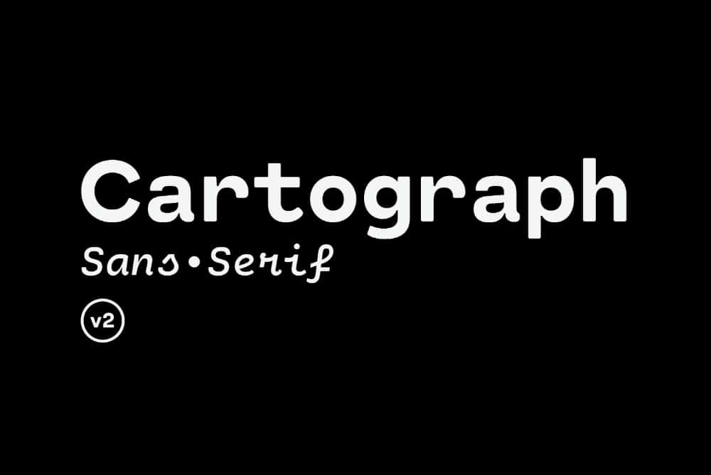 Newest Monospace Fonts that all designers must have: Cartograph