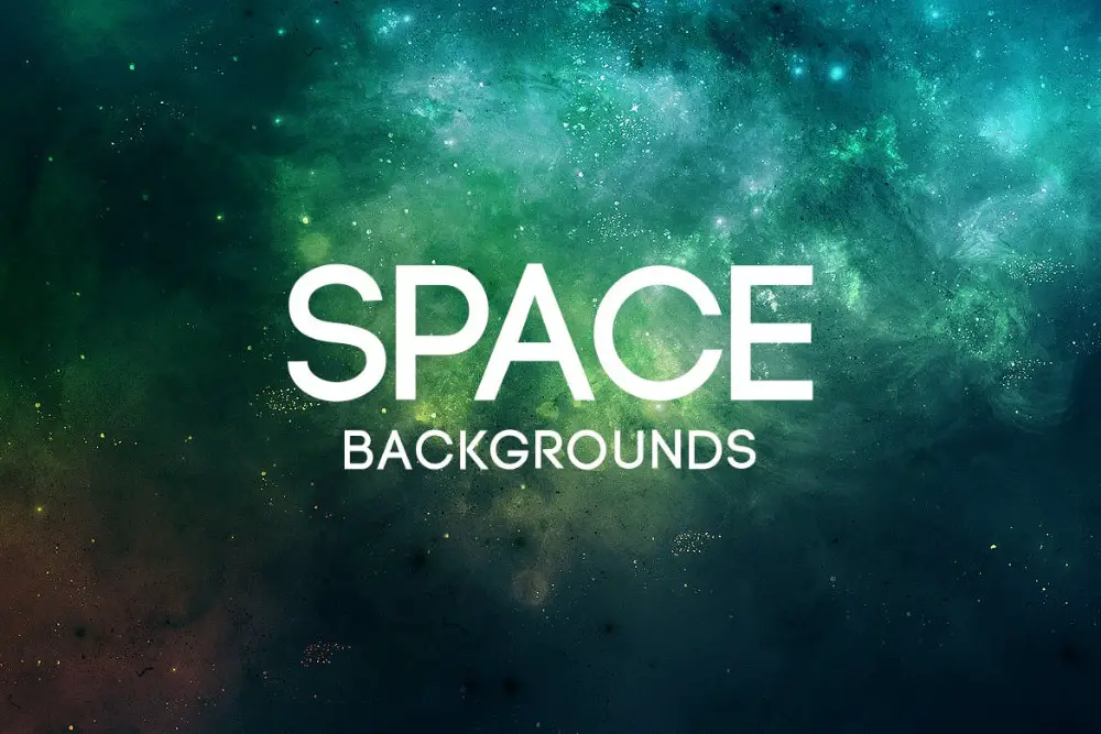 Space backgrounds for designers: 4. Nebula Space Backgrounds: Starry Nights