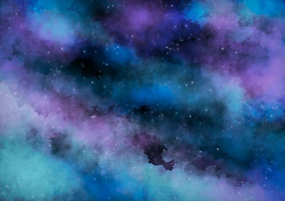 Space backgrounds for designers: 4. Nebula Space Backgrounds: Water Colour Galaxy