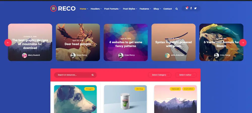 WordPress themes for selling digital products: Reco